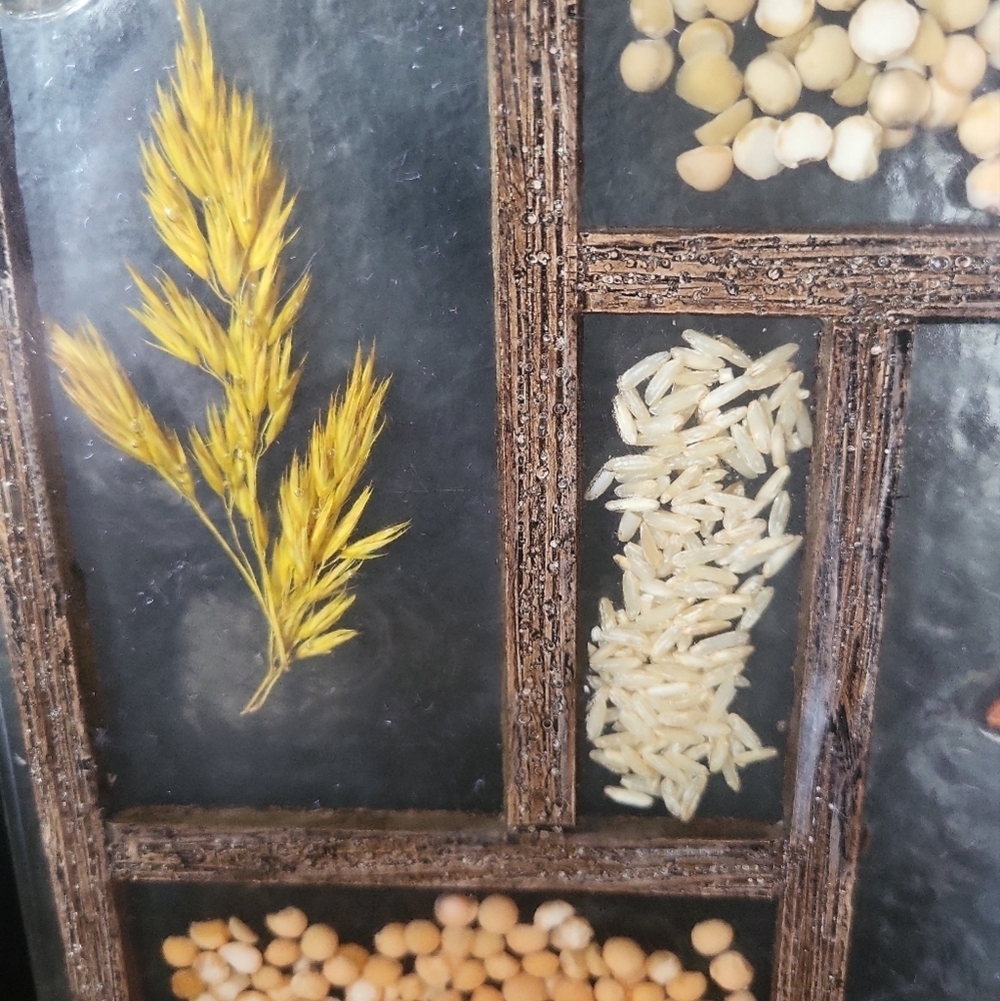 Handmade Vintage Botanical Resin Tray / Wall Art - Picture 3 of 5